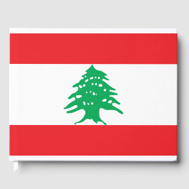 Livro De Visitas Bandeira Libanesa (Bandeira do Líbano)