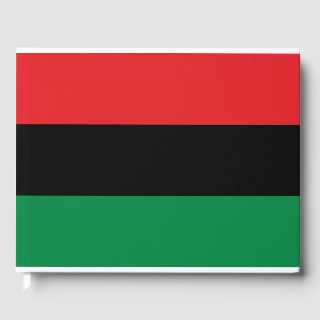 Livro De Visitas Bandeira Pan-Africana (Frente)