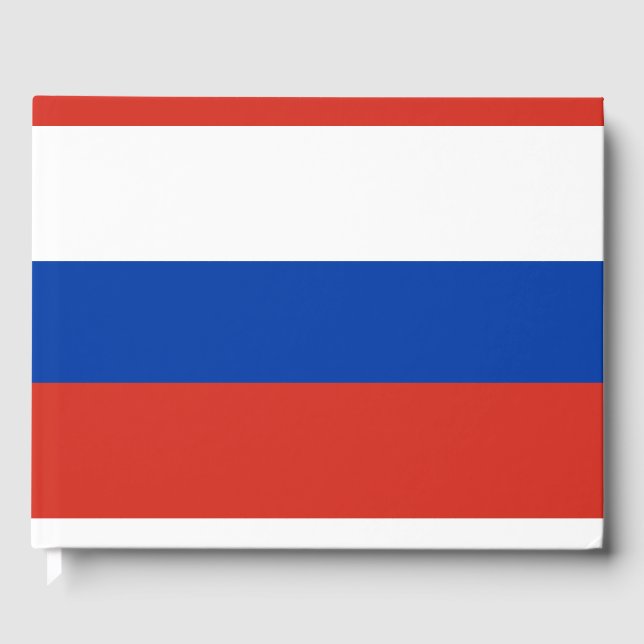Livro De Visitas bandeira russa (Frente)