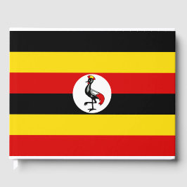 Livro De Visitas Bandeira Ugandesa (Uganda)