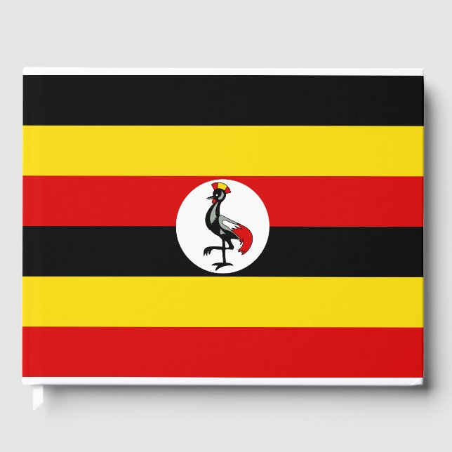 Livro De Visitas Bandeira Ugandesa (Uganda) (Frente)