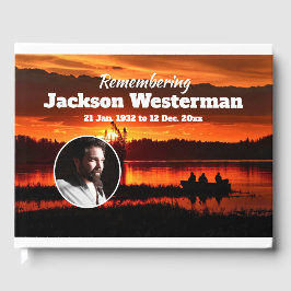 Livro De Visitas Barco de Pesca no Lago Memorial