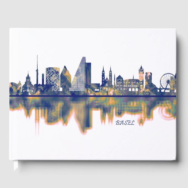 Livro De Visitas Basel Skyline (Frente)