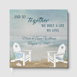 Livro De Visitas Beach Chairs Wedding Vow Renewal