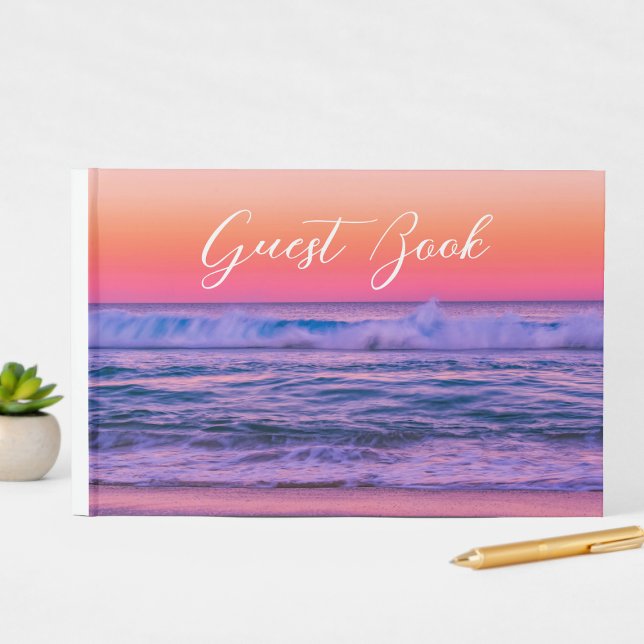 Livro De Visitas Beach House Bem-vindo Informações de Convidado (Criador carregado)