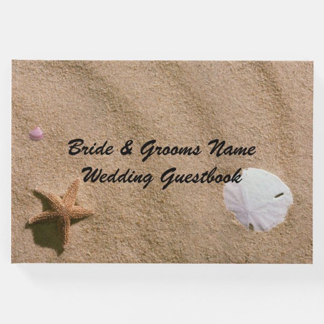 Livro De Visitas Beach Serenity Wedding (Frente)