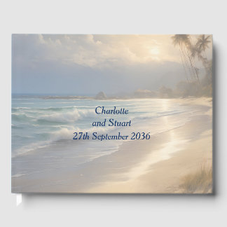 Livro De Visitas Beach Wedding