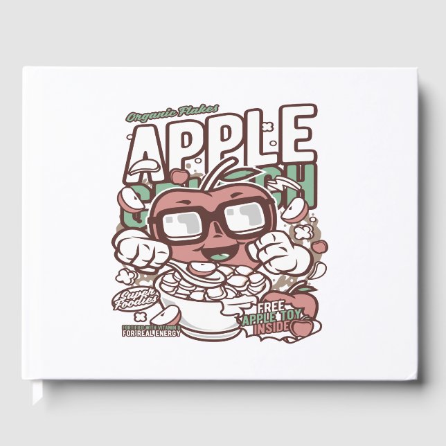 Livro De Visitas Bêbado de Maçã (Frente)