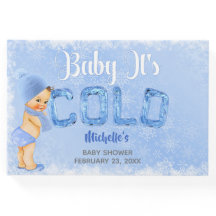 Bebê É Frio de inverno Floco de Neve Chá Azul