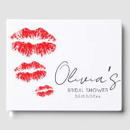 Livro De Visitas Beijo a despedida de solteira chá