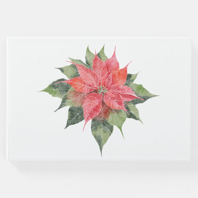 Livro De Visitas Bela Poinsettia (Frente)
