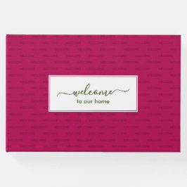 LIVRO DE VISITAS BEM-VINDO À NOSSA CASA.