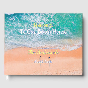 Livro De Visitas Bem-Vindo À Nossa Casa De Praia, Cena De Praia