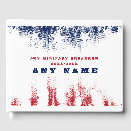 Livro De Visitas Bem-vindo ao Esquadrão Militar Veterano