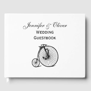 Livro De Visitas Bicicleta de Viagem Velocipede Penny Farthing