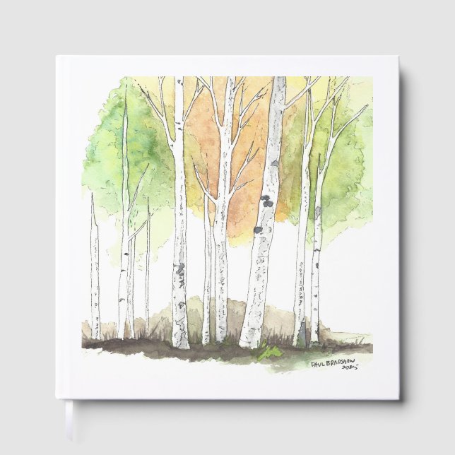 Livro De Visitas Birch Tree Guest Book (Frente)