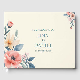 Livro De Visitas Bloom Blushing