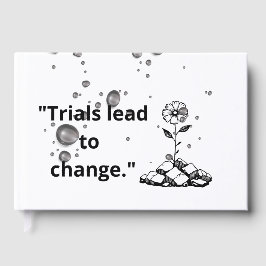 Livro De Visitas Bloom Through Trials – Strength from the Cracks