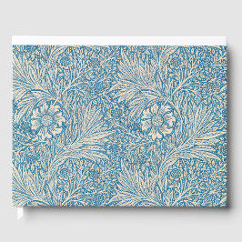 Livro De Visitas Blue Marigolds (por William Morris)