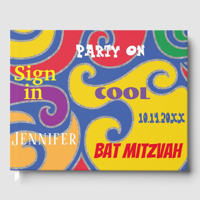 Livro De Visitas BM Bat ou Bar Mitzvah (Frente)