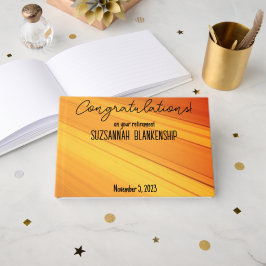 Livro De Visitas Boas Leituras Douradas Diagonais de Aposentação Pe