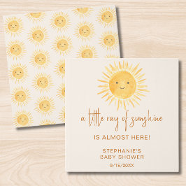 Livro De Visitas Boho A Little Ray of Sunshine Chá de fraldas