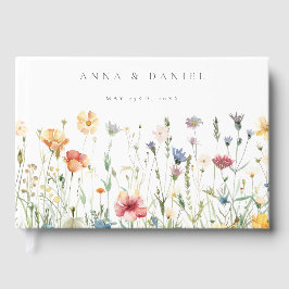 Livro De Visitas Boho Chic Wildflower Wedding