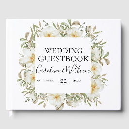 Livro De Visitas Boho Floral Wedding