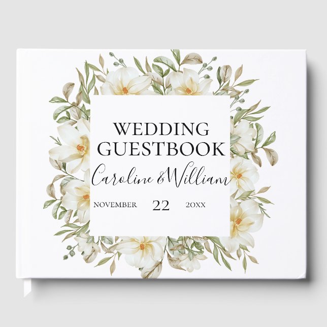 Livro De Visitas Boho Floral Wedding (Frente)