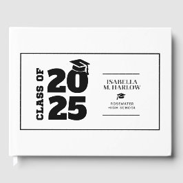 Livro De Visitas Boné de gradação do Tassel Preto