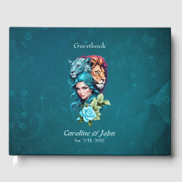 Livro De Visitas Bonita cabeça de mulher com olhos expressivos