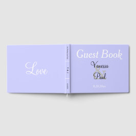 Livro De Visitas Bonito Casamento Periwinkle