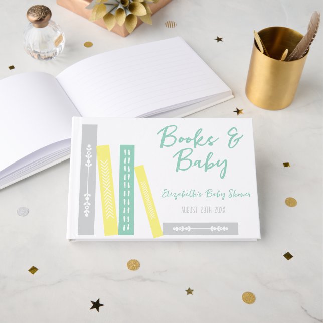 Livro De Visitas Books Baby Shower Guestbook (Frente aberta)