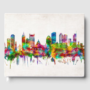 Livro De Visitas Boston Massachusetts Skyline