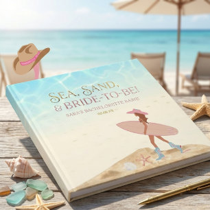 Livro De Visitas Botas de Areia do Mar Cowgirl Costeira Praia