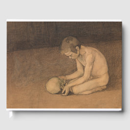 Livro De Visitas Boy with Skull (por Magnus Enckell)