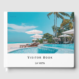 Livro De Visitas Branco minimalista | Comentários de Convidado de A