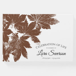 Livro De Visitas Brown Fall deixa celebração do Memorial da Vida