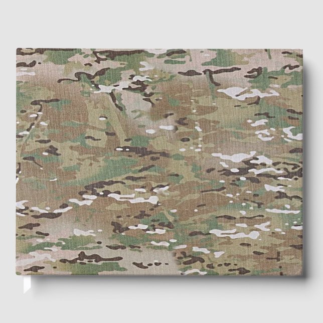 Livro De Visitas Brown Hunting Camo Pattern (Frente)