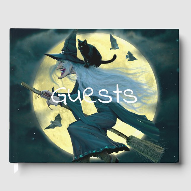 Livro De Visitas bruxa da sala (Frente)