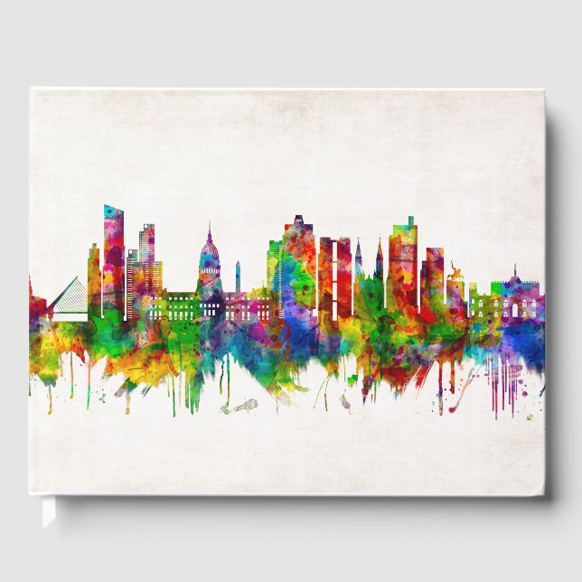 Livro De Visitas Buenos Aires Argentina Skyline (Frente)