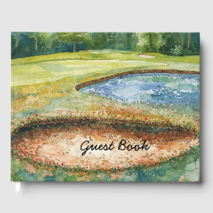 Livro De Visitas Bunker de golfe