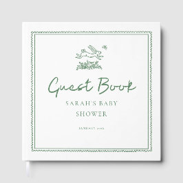 Livro De Visitas Bunny Rabbit Baby Shower Guest Book