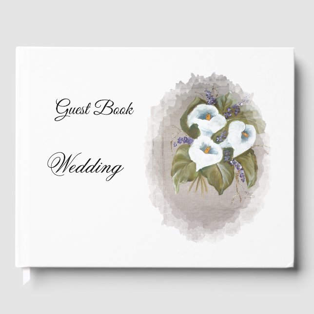 Livro De Visitas Buquê Callas (Frente)