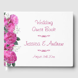 Livro De Visitas Buquê Floral Romântico Casamento