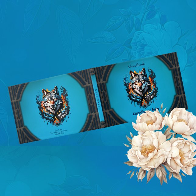 Livro De Visitas Cabeça de lobo majestoso (Criador carregado)