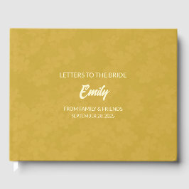 Livro De Visitas Caderneta de Lembranças para a Noiva com Letras Do