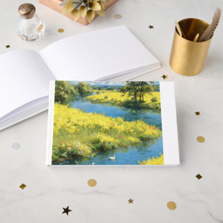 Livro De Visitas Caderno de capa dura Rio Panorâmico e Pato | Arte 