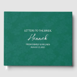 Livro De Visitas Caderno de Lembranças Cartas Esmeraldas para a Noi