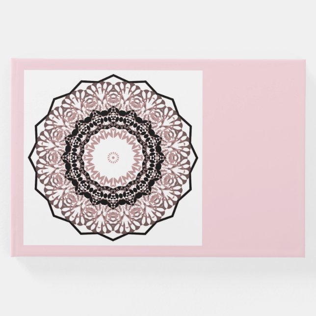 Livro De Visitas Caleidoscópio, mandala (Frente)